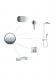 Bateria prysznicowa Hansgrohe ShowerSelect chromowany (15763000) 2