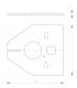 Hydroland Mata uniwersalna pod miskę wisząca WC 420x372x5mm (E-692917) 2