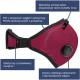 Maska antysmogowa RZ Mask M2 Navy Mesh M/S Youth (MNB) 3