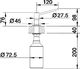 Blanco Dozownik Torre Chrom 2