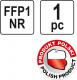 Yato Półmaska filtrująca z zaworem FFP1/KZ (YT-74862) 3