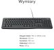 Klawiatura Logitech K120 (920-002509) 8