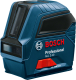Bosch Laser krzyżowy GLL 2-10 czerwony 10 m 1