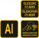 Vorel Pompka rowerowa teleskopowa aluminiowa podwójna głowica + uchwyt do ramy + końcówki (82031) 5