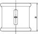 Odlewnia Zawiercie Mufa redukcyjna M2 2 x 6/4" czarna 3
