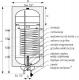 Galmet Wymiennik c.w.u. z wężownicą spiralną wiszący SGW(S) 80L prawy (06-084670) 2