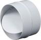 AWENTA Łącznik kanału okrągłego z zaworem zwrotnym 100mm biały (KO100-22) 1