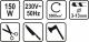 Sthor Ostrzarka wielofunkcyjna 150W (73473) 12