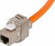 Goobay Przedłużacz bębnowy teleinformatyczny S/FTP kat. 7A 4 x 2 x AWG23 LSZH pomarańczowy 50m (58934) 4