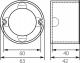 Elektro-Plast Puszka podtynkowa biała 60 x 40mm (13.76) 2