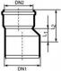 Magnaplast Redukcja HTR DN 50/32mm (420412) 2