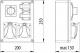 Pawbol Rozdzielnica R-BOX 240 1x32A/5P 1x16A/5P 4x250V IP44 (B.1100-02) 3