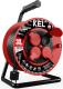 Plastrol Przedłużacz bębnowy PROFESSIONAL LINE; 4x2p+Z; IP44; 16A; H05RR-F; 3x1,5; 30m; czarny (W-97055) 6