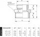 Perfexim Nypel redukcyjny mosiężny GZ 3/4" x 1/2" (07-209-1520-000) 2