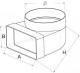 AWENTA Kolano łącznikowe 90st. 60x204/fi150mm (KP204-23/150) 2