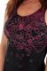 AquaWave Strój Kąpielowy Qarakuma Wmns Geometric Print/ Black/raspberry Sorbet r. S 8