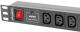 Lanberg Listwa zasilająca PDU 19'' 1U 10x IEC C13 2m (PDU-10I-0200-IEC-BK) 3