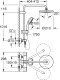 Zestaw prysznicowy Grohe Grohe Tempesta Cosmopolitan Armatura Prysznice Komplet z termostatem do montażu ściennego Chrom - 27922001 2