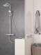 Zestaw prysznicowy Grohe Grohe Tempesta Cosmopolitan Armatura Prysznice Komplet z termostatem do montażu ściennego Chrom - 27922001 4