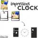 Froster Zegar z ramkami na zdjęcia Impressions Clock 13