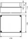 Elektro-Plast Obudowa hermetyczna natynkowa 248x198x106mm IP65 szara OH-4B.1 (29.45) 2