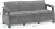 Allibert Sofa ogrodowa Corfu Love Seat Max Brązowa 2