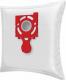 Worek do odkurzacza Wessper do Zelmer Jupiter ZMB03K, IZ-49.4220PF, 49.4220, Safbag Czerwony 4 sztuki + filtr 2