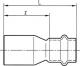 Conex Łącznik redukcyjny serii B Press 18 x 15mm (P524301815000) 2