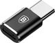 Adapter USB Baseus USB-C - MicroUSB Czarny  (28296-uniw) 2