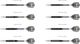 Harrows Rzutki Steeltip Black Arrows 25g (H0072-25) 2