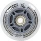 Nils Extreme Kółka PU LED-3 64x24mm białe 4szt. (16-30-050) 2