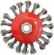 Geko Szczotka druciana boczna pleciona 115mm M14 (G00606) 2