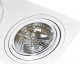 Torino Oczko lampa sufitowa oprawa wpuszczana Azzardo Siro 2 2X50W AR111 biały GM2200 2