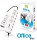 Listwa zasilająca Ever Office Plus przeciwprzepięciowa 7 gniazd 3 m biała (T/LZ06OFF018/0000) 3