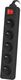 Listwa zasilająca Lanberg PS1 5 gniazd 1.5 m czarna (PS1-05E-0150-BK) 2