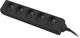 Lanberg 3m, czarna, 5 gniazd, kabel wykonany z pełnej miedzi -PS0-05E-0300-BK 4