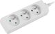 Lanberg 1.5m, biała, 3 gniazda, kabel wykonany z pełnej miedzi -PS0-03E-0150-W 1
