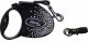 Flexi FLEXI Smycz Glam Splash Crystal, S TAŚMA 3 m, czarna 1