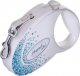Flexi FLEXI Smycz Glam Splash Ocean, M TAŚMA 5m, biała 2