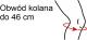 TOROS-GROUP Stabilizator stawu kolanowego neoprenowy zapinany na rzep uniwersalny krtki 3