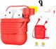 Baseus Etui ochronne do AirPods + Strap czerwone 2