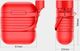 Baseus Etui ochronne do AirPods + Strap czerwone 7
