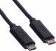 Kabel USB Roline microUSB - microUSB 0.3 m Czarny (JAB-2370359) 3