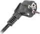Lanberg Listwa zasilająca PDU 10'' 1U 3x 230V Schuko 2m (PDU-03F-0200-BK) 4