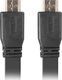 Kabel Lanberg HDMI - HDMI 1m czarny (CA-HDMI-21CU-0010-BK) 2