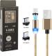 Kabel USB Prolink USB-A - USB-C + microUSB + Lightning 1 m Złoty (023342) 2