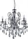 Lampa wisząca Italux Barocco retro klasyczna czarny  (MD72709-6B) 1