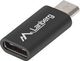 Adapter USB Lanberg USB-C - MicroUSB Czarny  (AD-UC-UM-01) 1