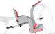 WeeRide Fotelik rowerowy Safe Front Classic Red 2