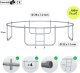 Trampolina ogrodowa Zipro Jump Pro Premium z siatką wewnętrzną 10FT 312cm 3